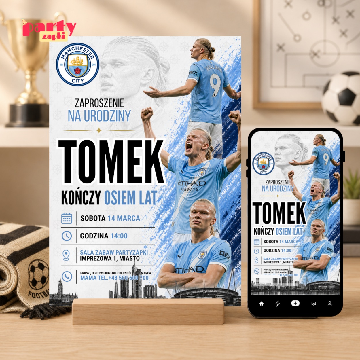 erling haaland manchester city zaproszenie partyzapki 01 1