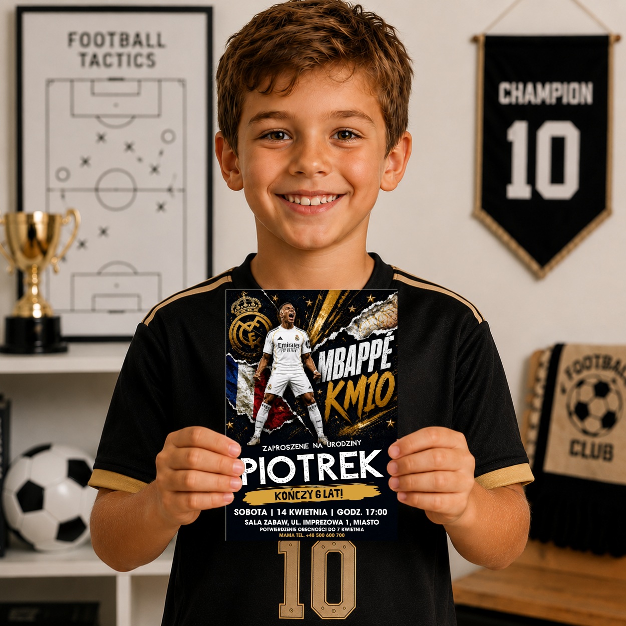real madryt 09 zaproszenie na urodziny partyzapki 3