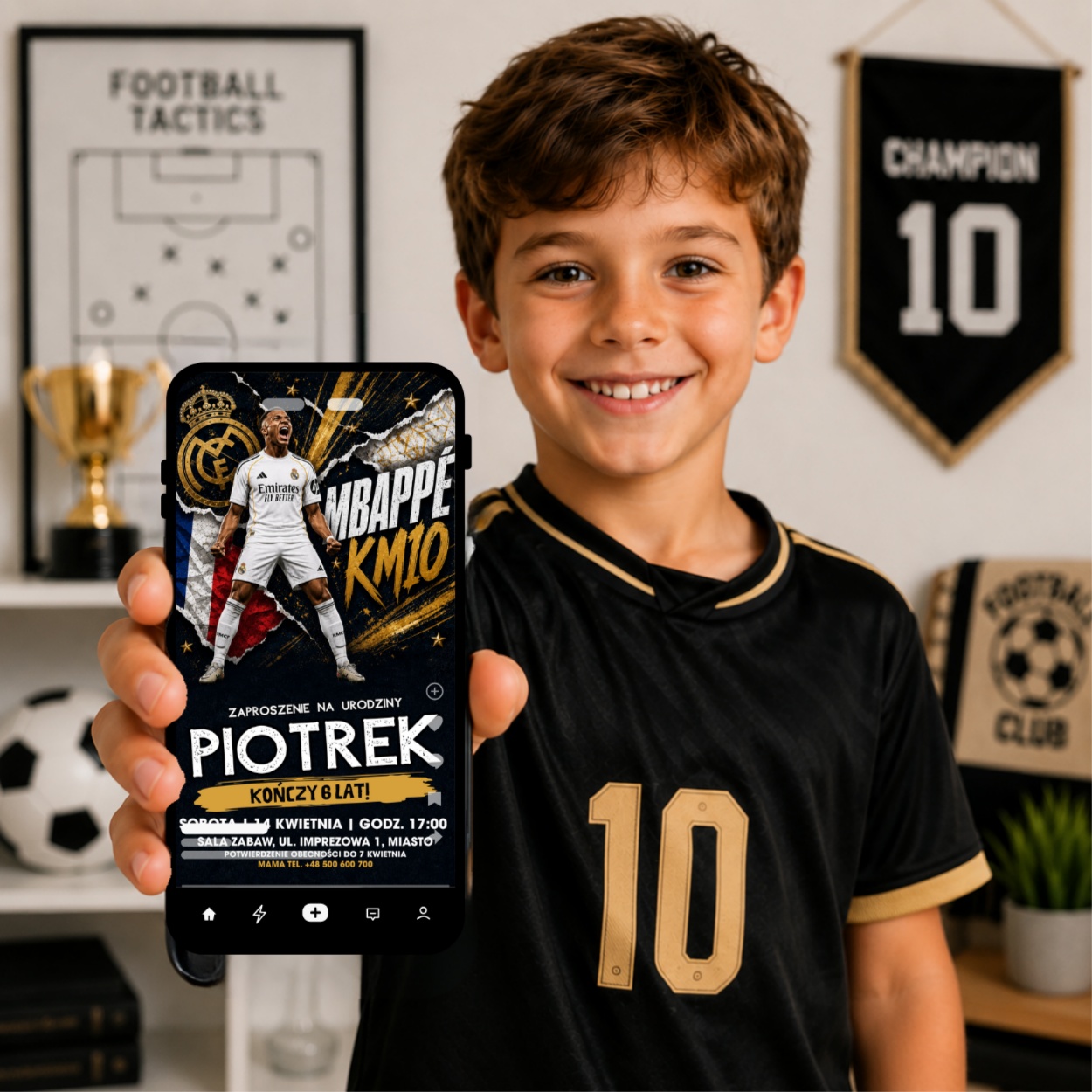 real madryt 09 zaproszenie na urodziny partyzapki 5