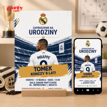 mbappe real madryt zaproszenie partyzapki