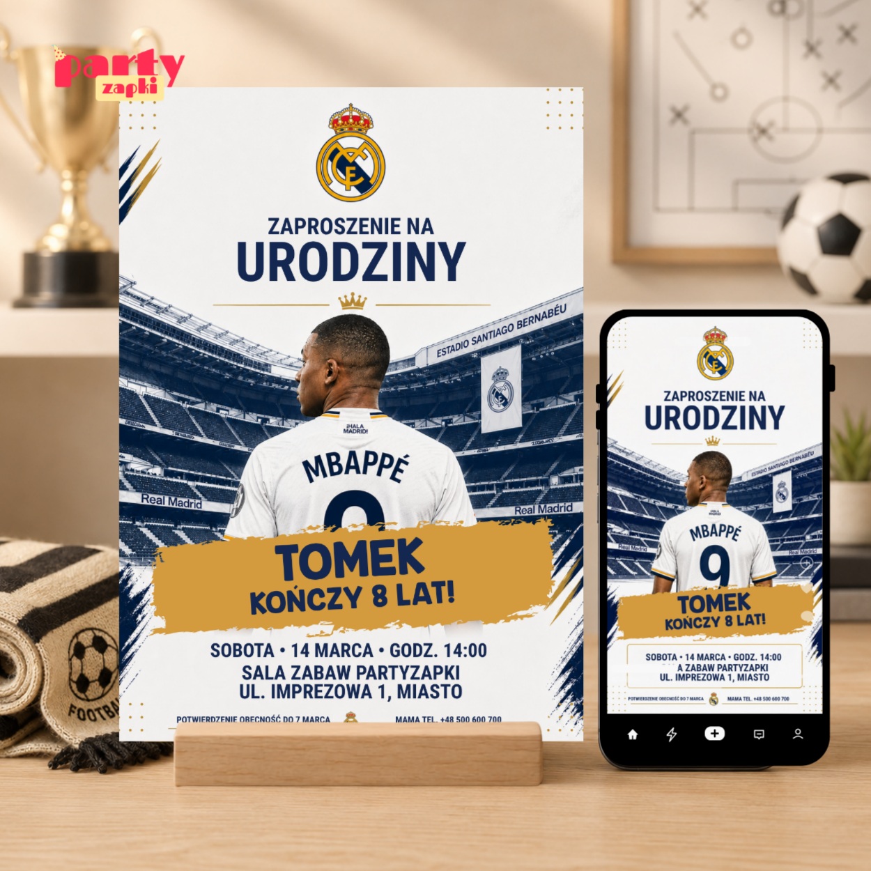 mbappe real madryt zaproszenie partyzapki