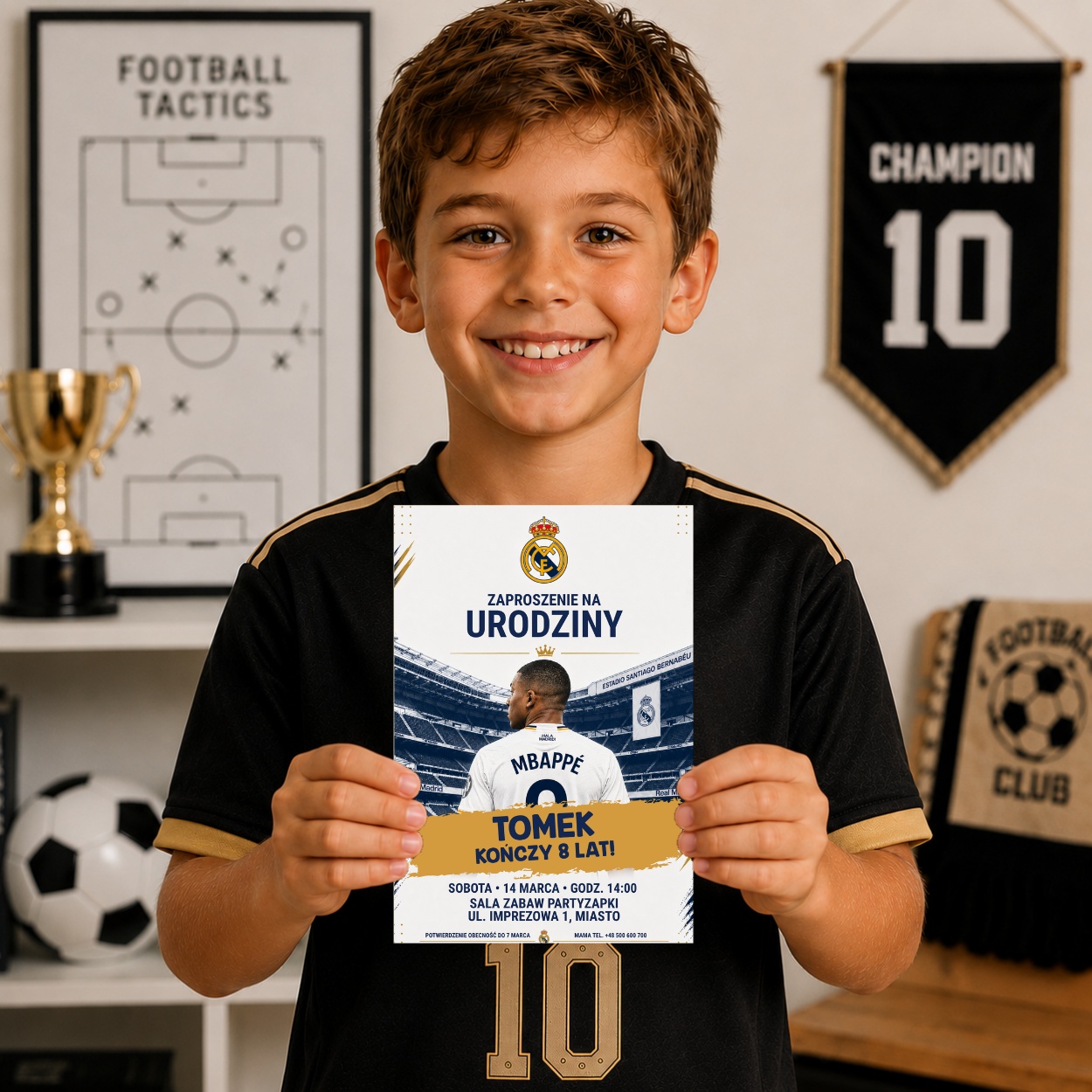 mbappe real madryt zaproszenie partyzapki