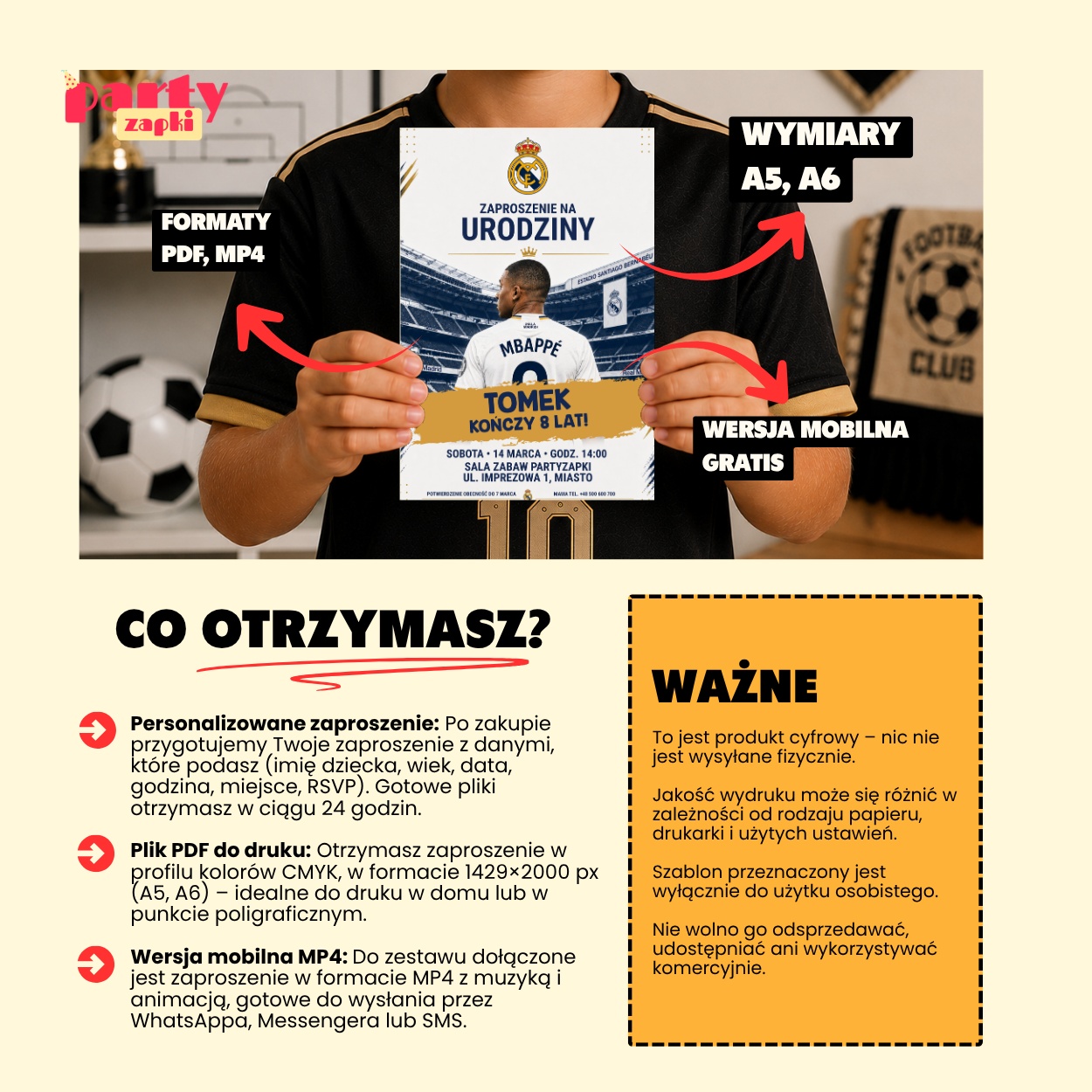 mbappe real madryt zaproszenie partyzapki