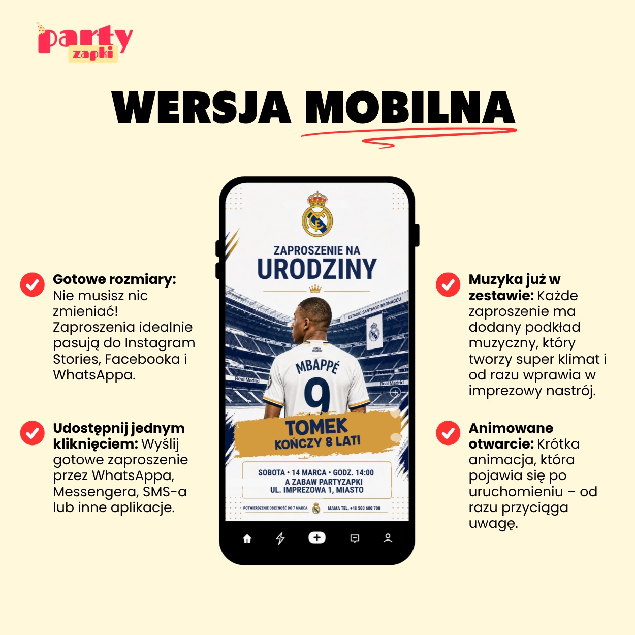 mbappe real madryt zaproszenie partyzapki