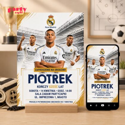 mbappe real madryt zaproszenie partyzapki