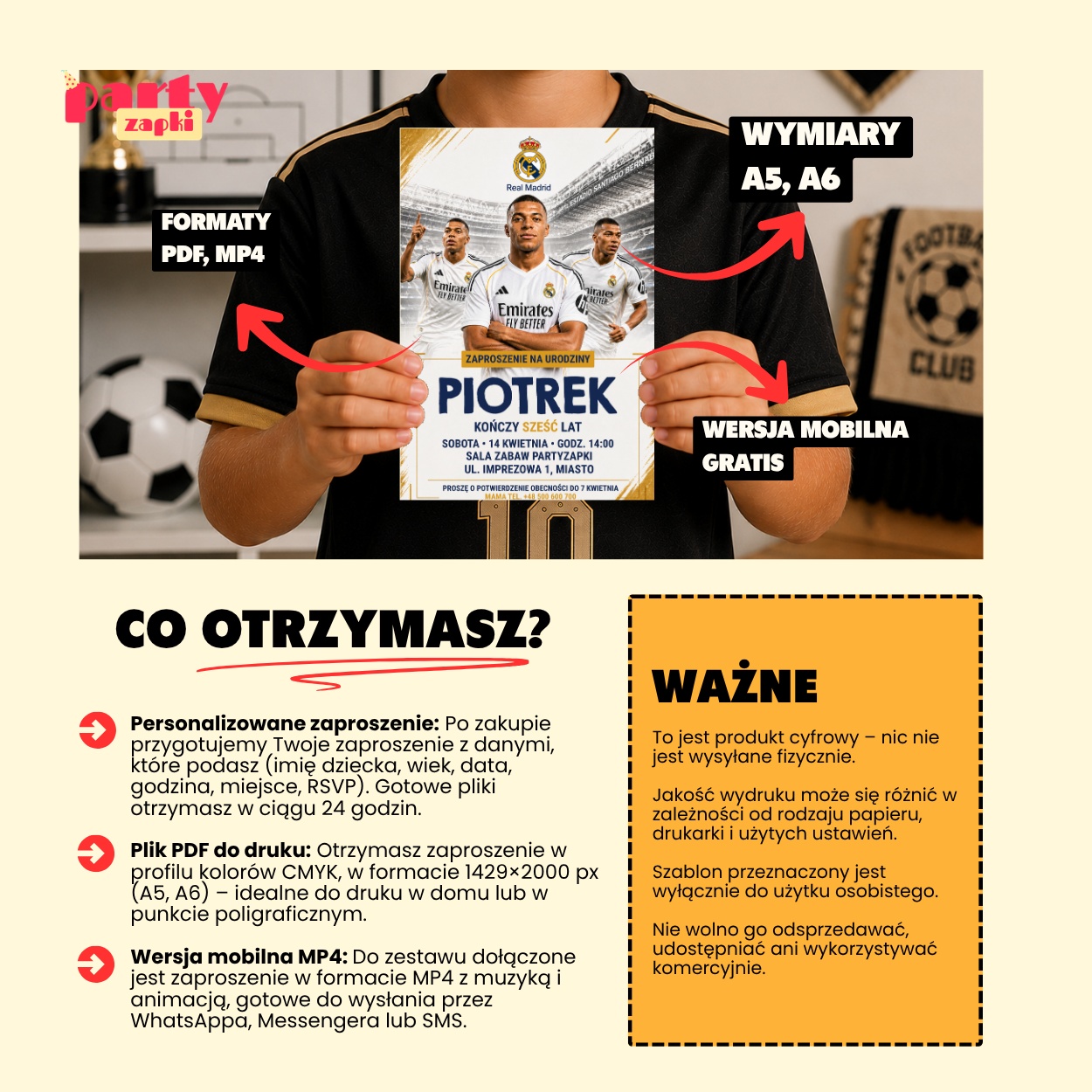 mbappe real madryt zaproszenie partyzapki