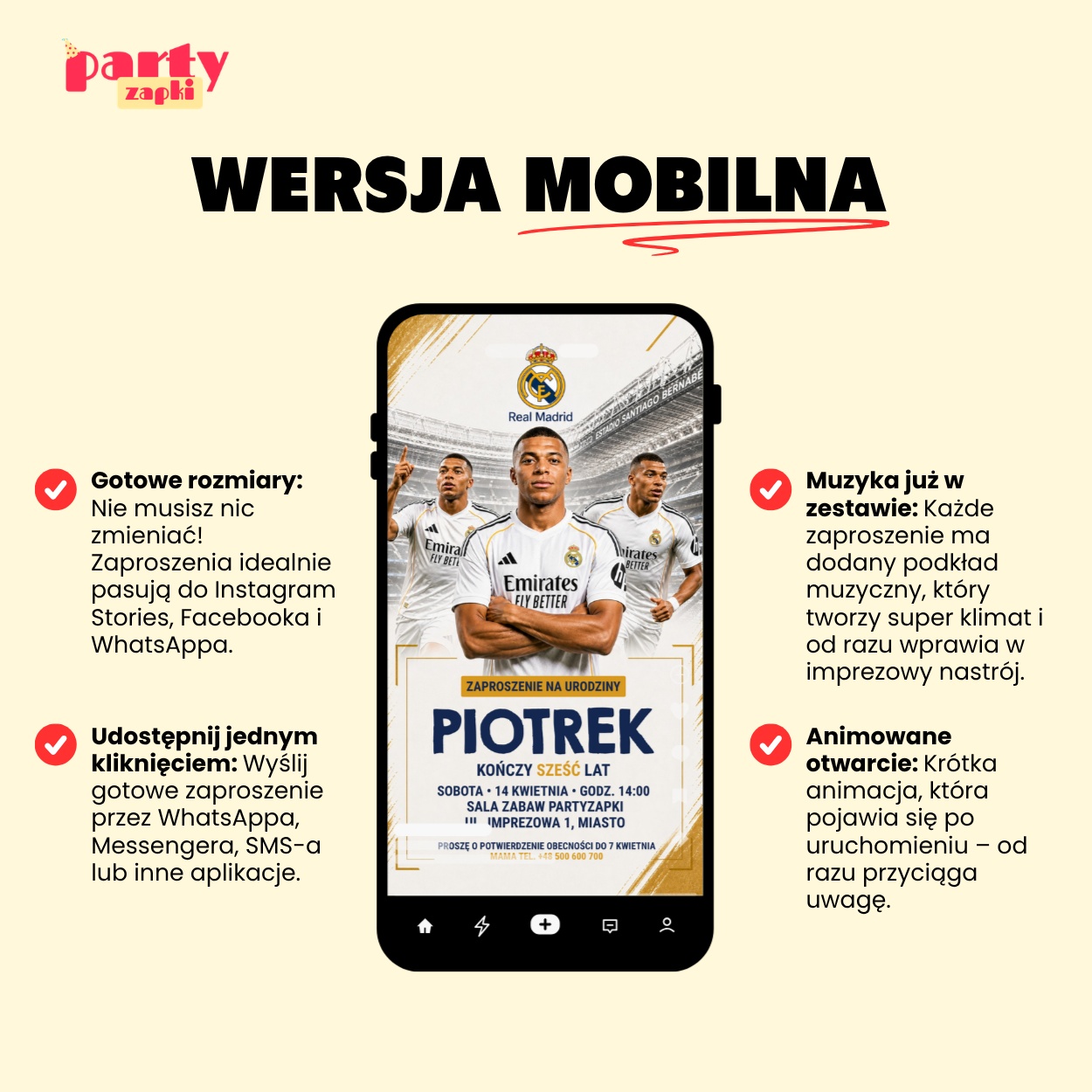 mbappe real madryt zaproszenie partyzapki