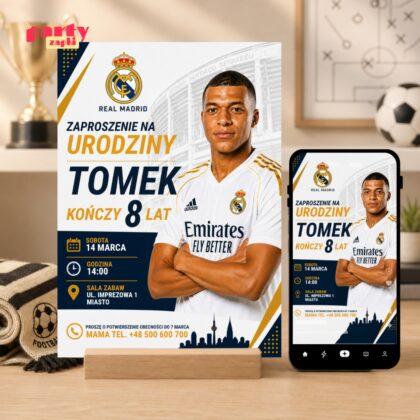 mbappe real madryt zaproszenie partyzapki