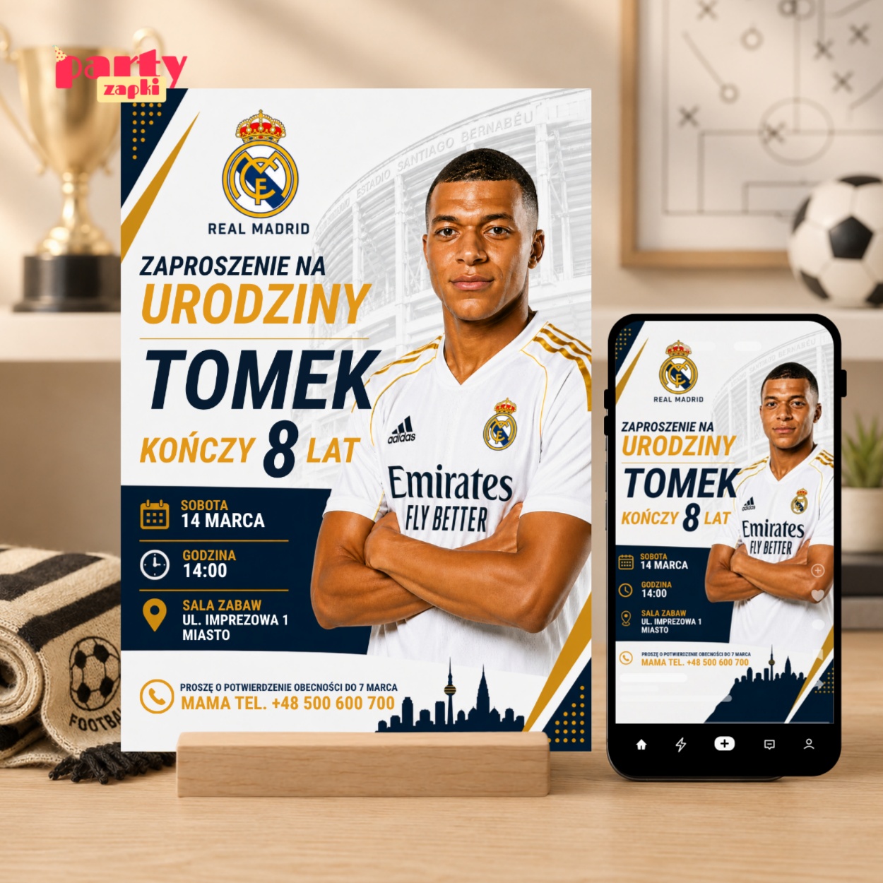 mbappe real madryt zaproszenie partyzapki