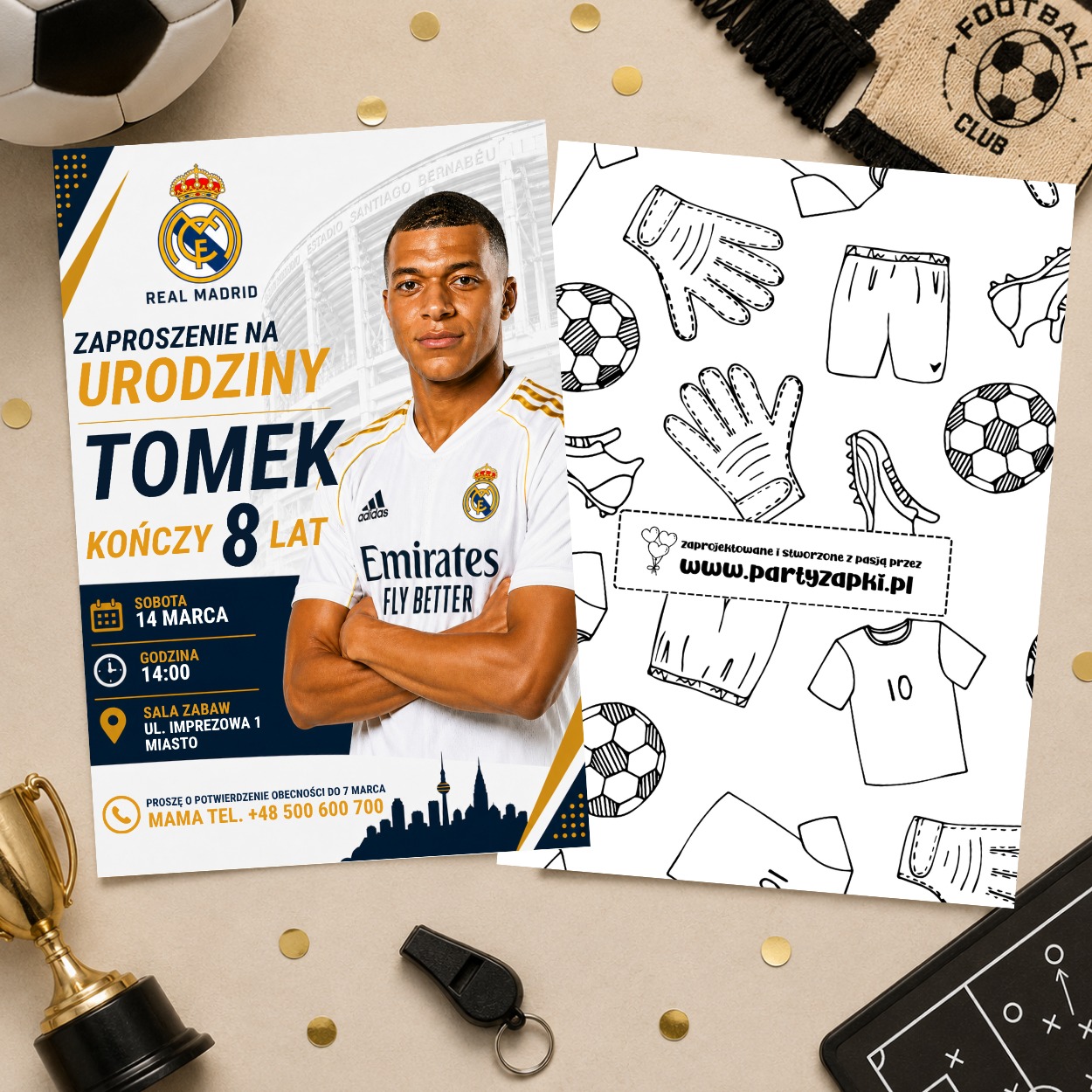 mbappe real madryt zaproszenie partyzapki