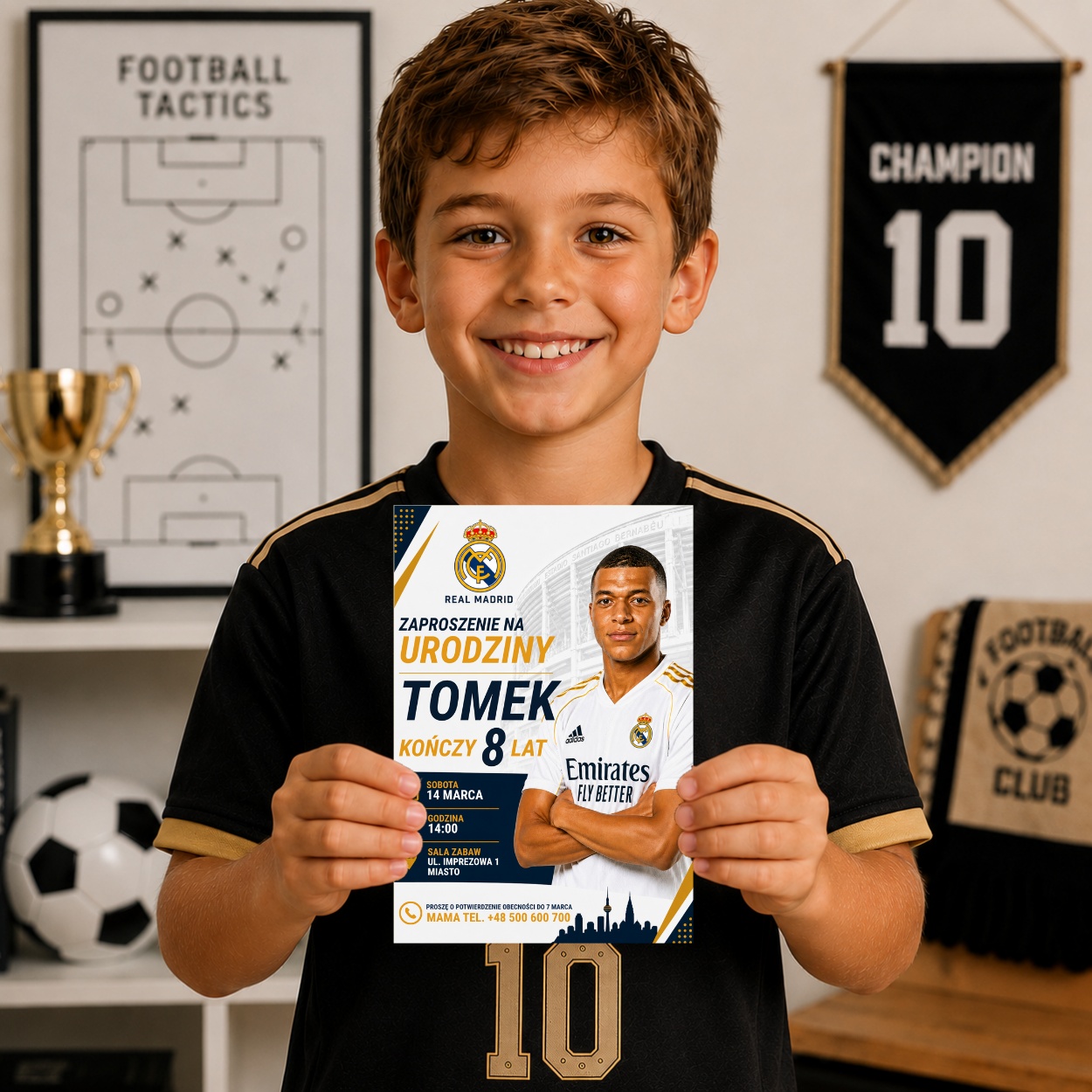 mbappe real madryt zaproszenie partyzapki