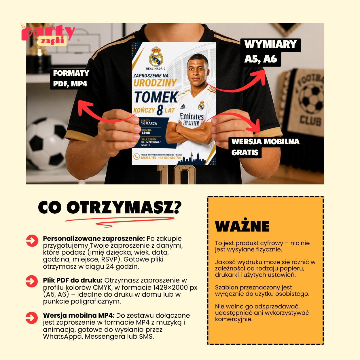 mbappe real madryt zaproszenie partyzapki