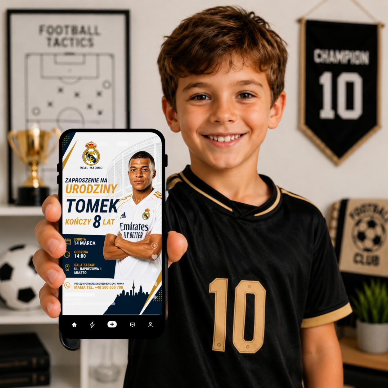 mbappe real madryt zaproszenie partyzapki
