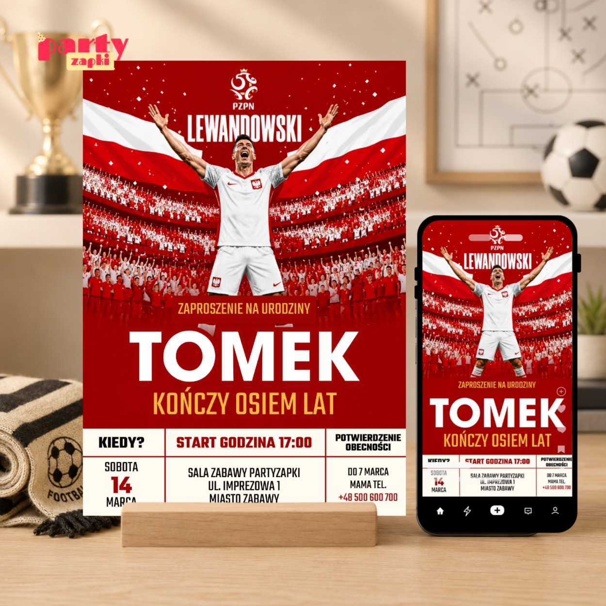 robert lewandowski 04 zaproszenie na urodziny partyzapki 1