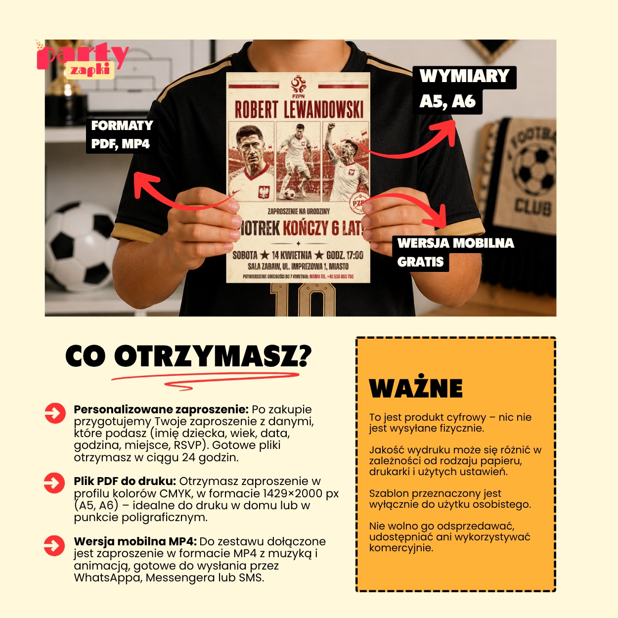 robert lewandowski 06 zaproszenie na urodziny partyzapki 4