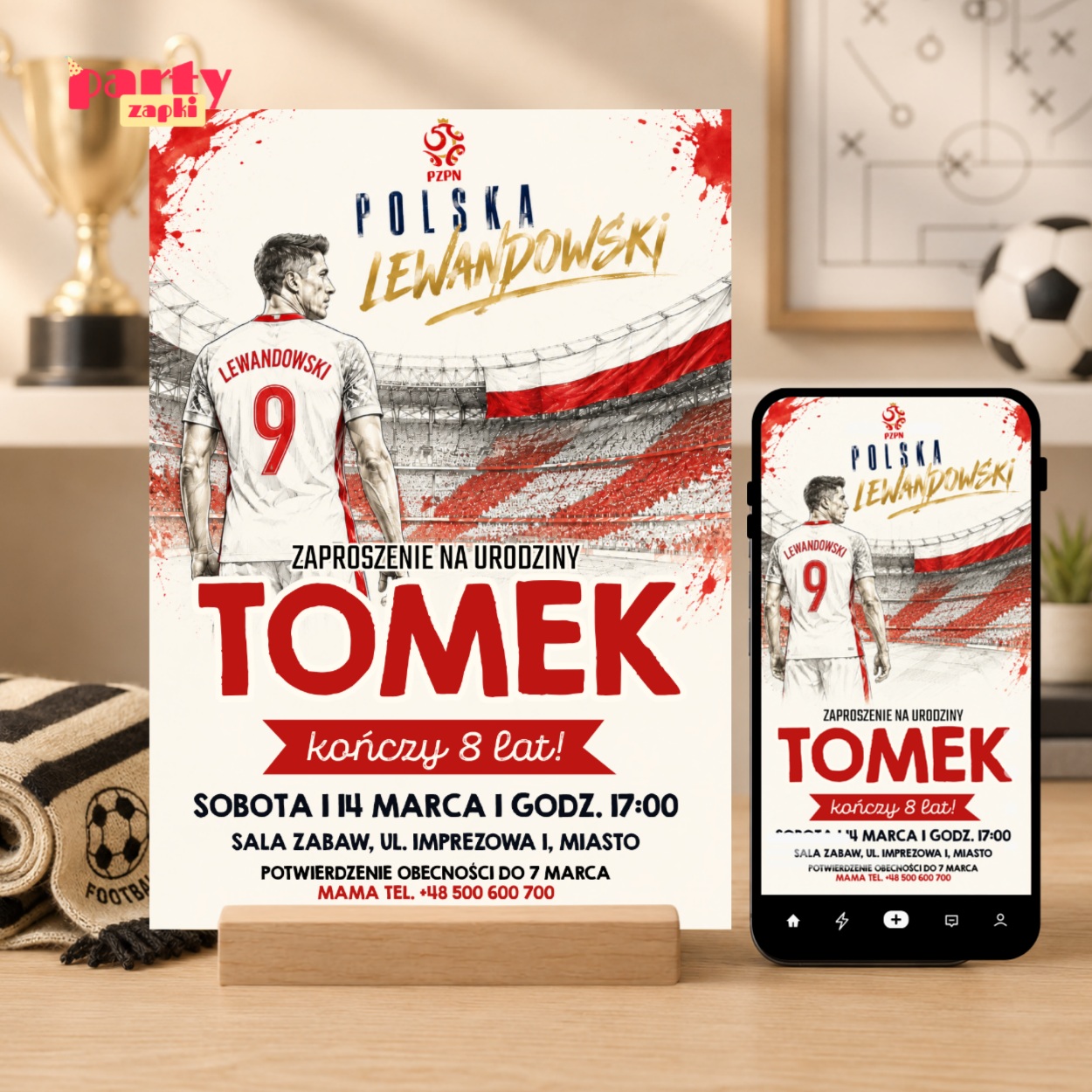 robert lewandowski 07 zaproszenie na urodziny partyzapki 1