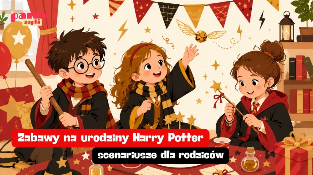 Zabawy na urodziny Harry Potter. 6 scenariuszy dla rodziców, bez animatora
