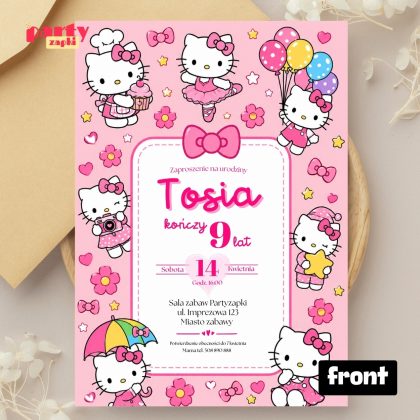 hello kitty zaproszenie na urodziny partyzapki 04 2