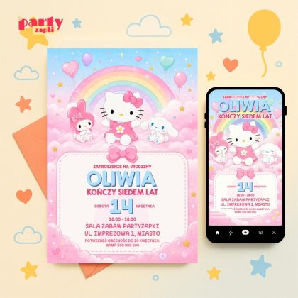 hello kitty zaproszenie na urodziny partyzapki 05 1
