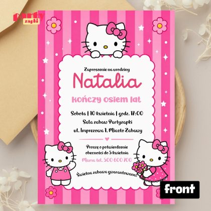 hello kitty zaproszenie na urodziny partyzapki 06 2