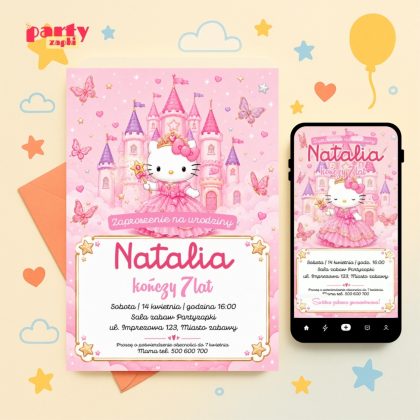 hello kitty zaproszenie na urodziny partyzapki 07 1